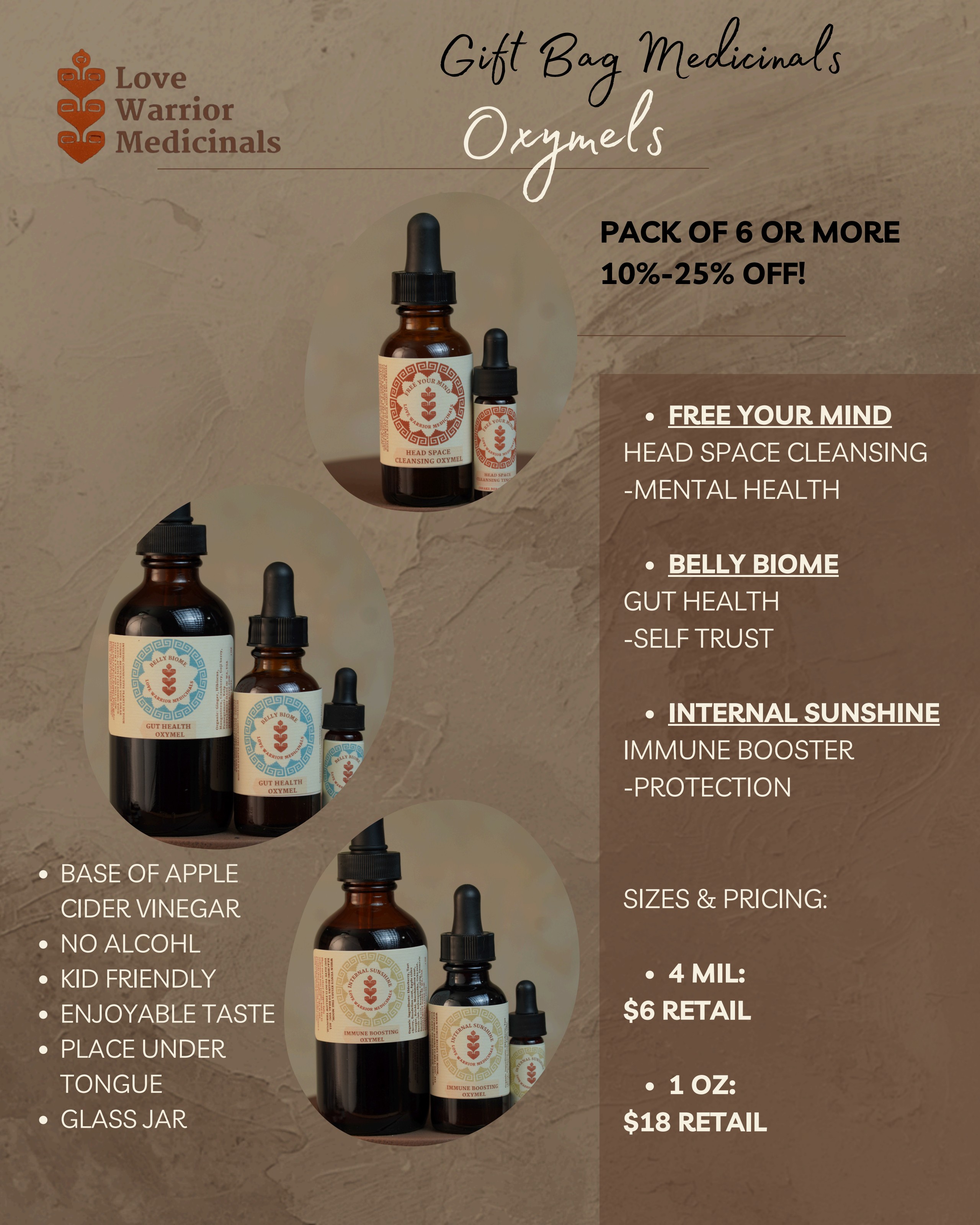 Oxymels — Bulk Pack