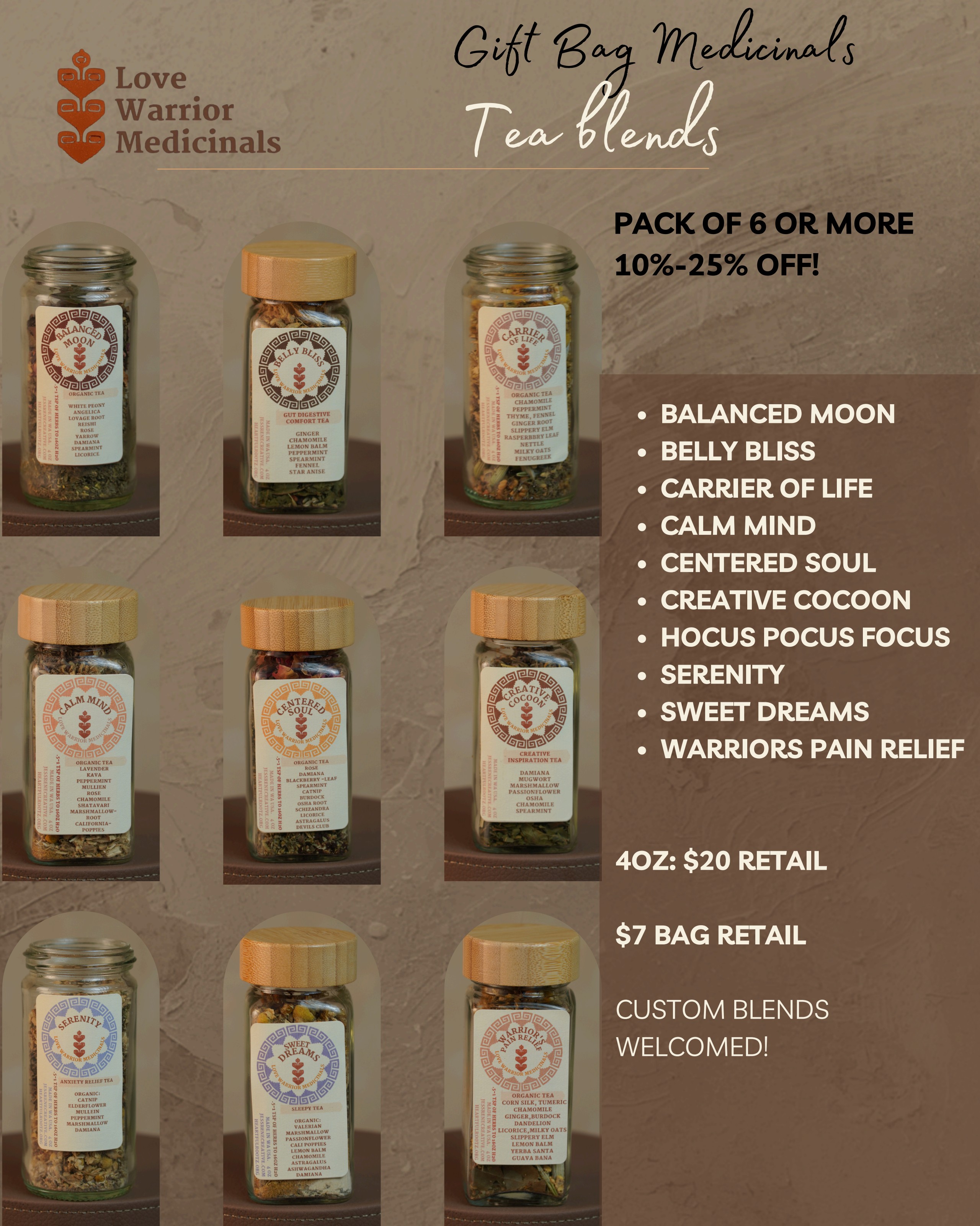 Tea Blends — Bulk Pack